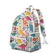 thumbnail image 2 of Cute Dinosaur Pattern Backpack for School,Cute School Bag,Schoolbag with Adjustable Shoulder Straps & Padded Back,13.4"x11"x4.7", 2 of 6