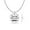 Courage, variant on 925 Sterling Silver Inspirational Engraved Round Pendant With Curb Chain Necklace Gifts for Women Teen 18"Inch