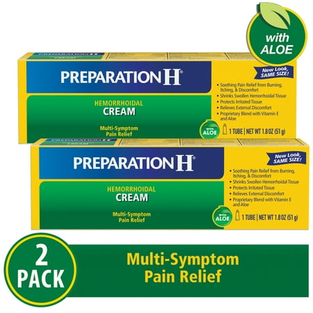 Preparation H Max Strength Cream -2 x1.8 oz (Best Over The Counter Steroid Cream)