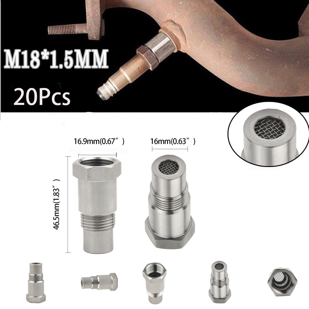 20Pcs O2 Sensor Car Cel Fix Check Engine Light Eliminator Adapter