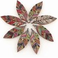 thumbnail image 2 of Leaves Design Wooden Buttons For Craft Sewing Scrapbooking Diy Clothes Decor Accessory High Quality (colourful50pcs), 2 of 5