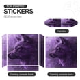 thumbnail image 3 of Purple Wolf PS4/PS4 Pro/PS4 Slim Skin Sticker For Console And Controller Skins, 3 of 6