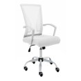 thumbnail image 1 of Modern Home Zuna Mid-Back Office Chair - White/White, 1 of 2