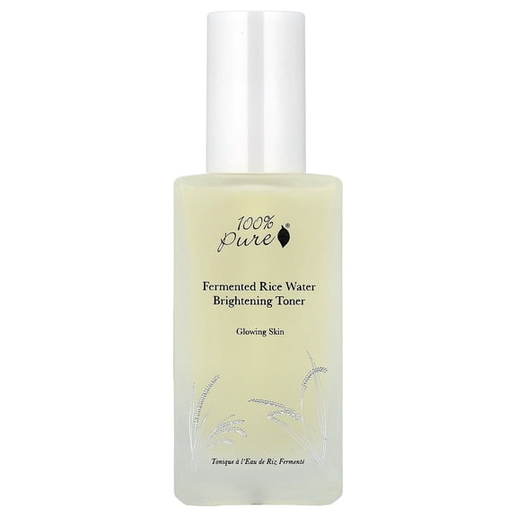 100% PURE Fermented Rice Water Brightening Toner, 3.3 fl oz (100 ml)