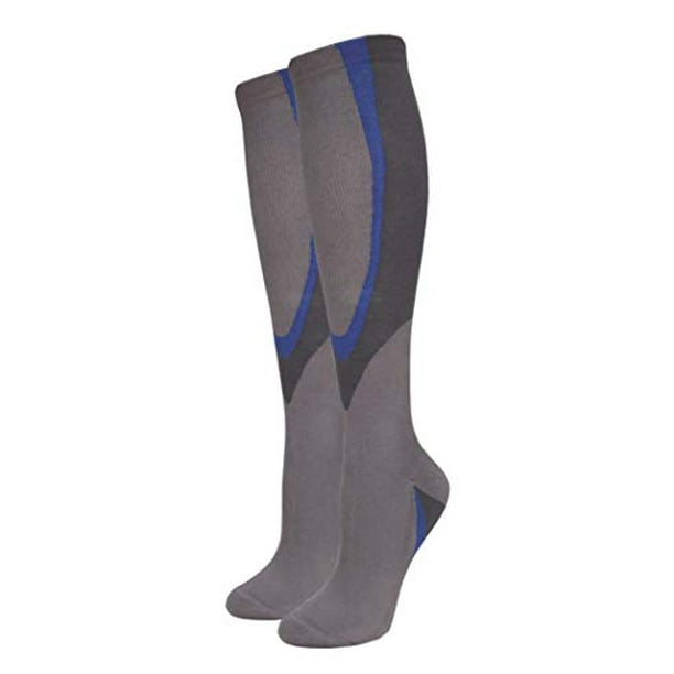 High Performing Men's Compression Socks CM05(Grey w/Dark Grey