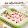 thumbnail image 2 of Kit de Machine à Crème Glacée Roulée, Plateau de Crème Glacée Roulée Fait Maison DIY 2026, Machine Instantanée de Fabrication de Rouleaux de Crème Glacée avec 2 Grattoirs pour la Maison, Plateau de Yogourt Glacé, Activité Familiale Amusante, 2 of 6