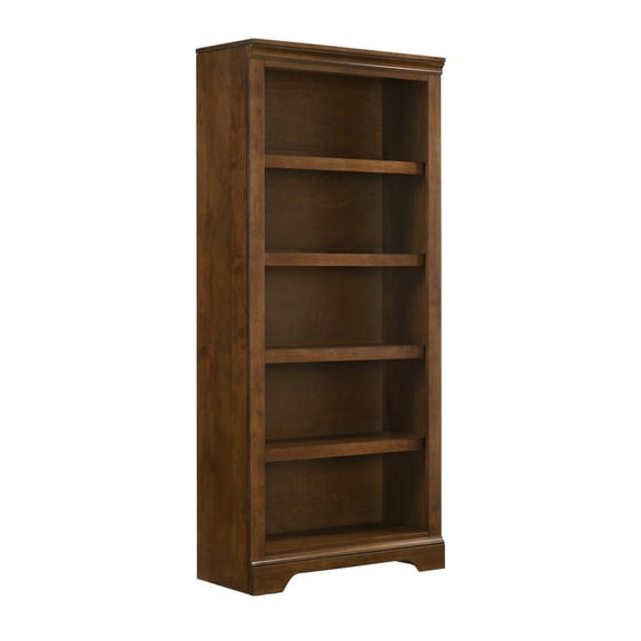 Intercon Furniture San Mateo Home Office Wood Bunching Bookcase in Brown