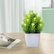 thumbnail image 1 of Artificial Silk Flower Arrangement in Weighted Pot for Home Office Decor - 1 Piece, 1 of 6