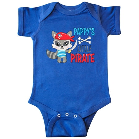 

Inktastic Pappy s Little Pirate Cute Raccoon with Sword Gift Baby Boy or Baby Girl Bodysuit