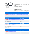 thumbnail image 2 of Front Inner Axle Spindle Bearing - Compatible with 1975 - 1984 Ford F-150 4WD 1976 1977 1978 1979 1980 1981 1982 1983, 2 of 2