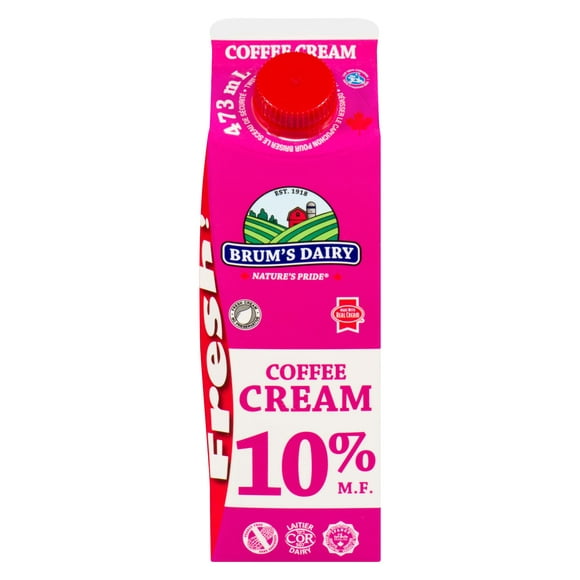 Crème à café à 10 % M.G. de Brum's Carton de 500 ml