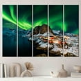 thumbnail image 4 of Northern Lights Landscape, Canvas Print, Canvas Decor, Canvas Gift, Northern Lights Canvas Decor, Lofoten Canvas Art, Canvas Wall Decor - 3P-Rolled Canvas, 4 of 9