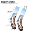 thumbnail image 2 of Naloa Cute Guinea Pig Sea Thigh High Socks Extra Long Stretchy Sock Women Over Knee High Opaque Stocking Daily Wear, 2 of 6