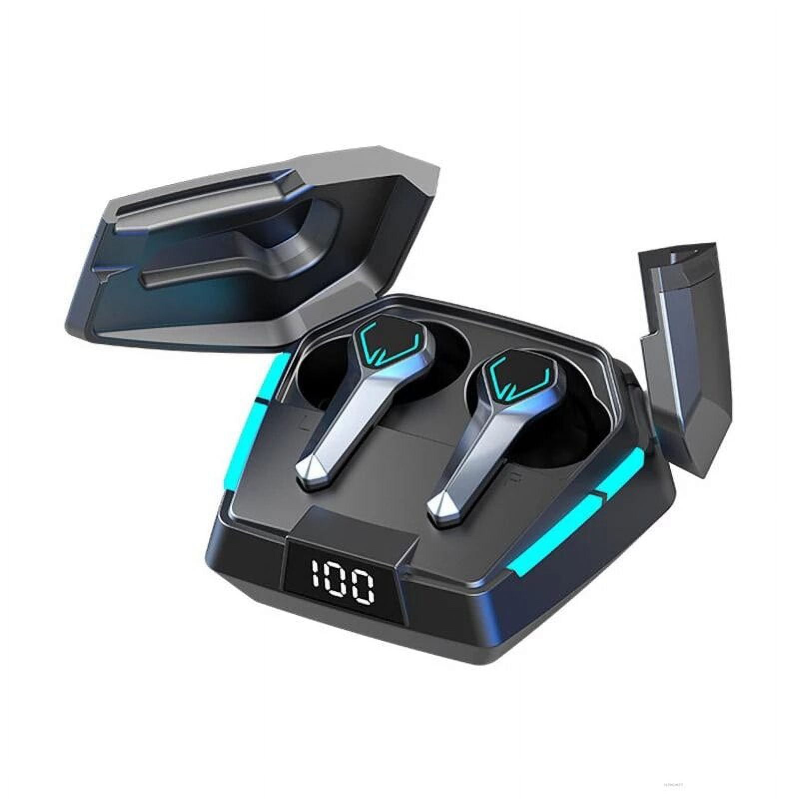 Bluetooth 5.3 Game Wireless Headphones Touch Control Low Latency Headsets JX10 TWS Earphones Digital Display