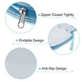 thumbnail image 4 of Unique Bargains CD Case Holders, 2 Pcs Plastic Total 80 Capacity Waterproof Tote Disk Record Storage Dividers Organizer, Blue, 4 of 5