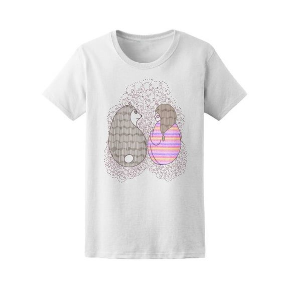 Girl & Teddy Bear Best Friends Tee Women's -Image by Shutterstock