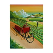 Trademark Fine Art 'Peter Rabbit 15' Canvas Art by Cindy Thornton