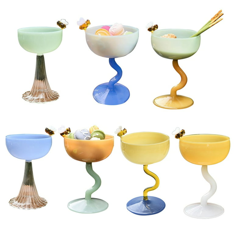 Personalized Stylish Ice Cream Bowls With Stem Clear Glass Pedestal Glass  Goblet - Buy Glass Ice Cream Cup,Ice Cream Cups Glass,Ice Cream Cups  Product