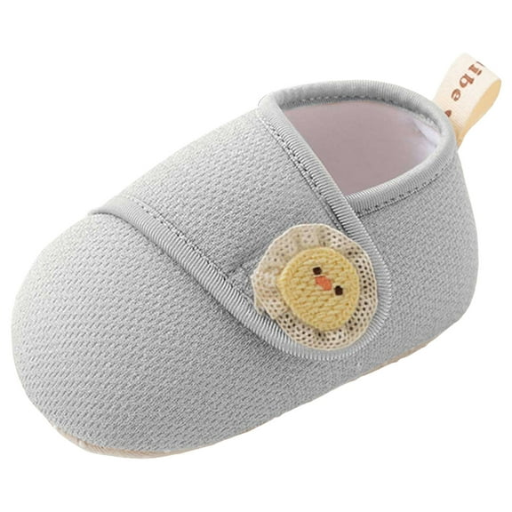 Quealent Toddler Slippers Boys Girls House Slippers Kids Winter Boots Warm Lightweight House Shoes Non-slip Indoor Slipper Shoes Gray for Size 5.5