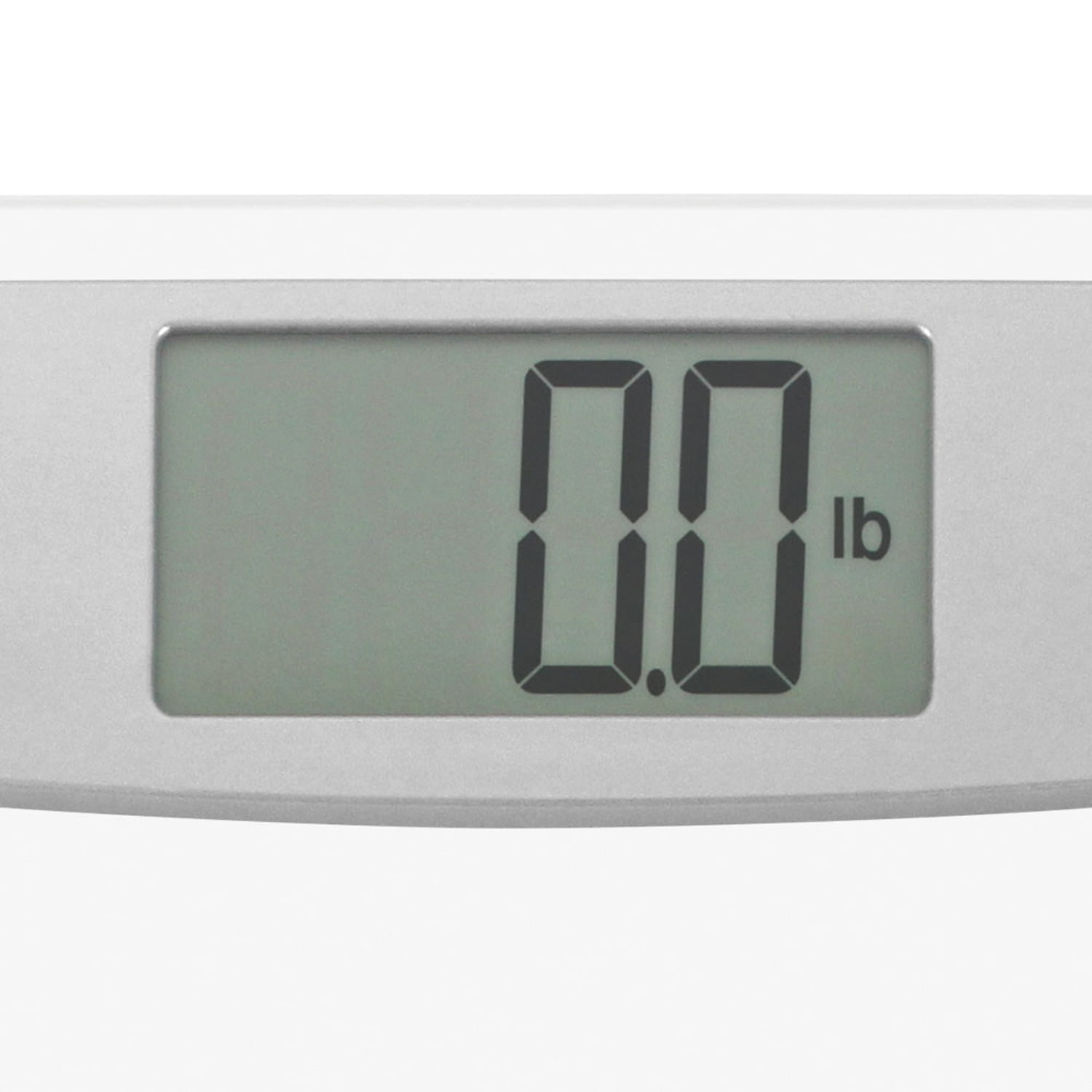 Escali US180B Ultra Slim Low Profile Bathroom Body Scale, LCD Digital  Display,400lb Capacity, Black/Silver 