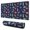 Colorful Dinosaurs Rockets, variant on Long Mouse Pads for Desk,Colorful Dinosaurs Scientific Pattern Desk Mats on Top Of Desks, Desk Mouse Pad Extra Large with 3mm Non-Slip Base and Stitched Edge for Gaming,Office,Work,Home 31.5"x11.8"