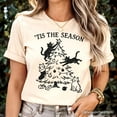 thumbnail image 5 of Christmas Tree Killer Cats T‑Shirt, Tis the Season Funny Holiday Tee, 5 of 8