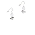 thumbnail image 2 of Delight Jewelry Silvertone Mini Running Horse Silvertone Leaf French Earrings, 2 of 5