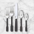 thumbnail image 4 of Ricci Argentieri Art Deco Black 18/10 Stainless Steel 20pc. Flatware Set, 4 of 6