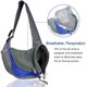 thumbnail image 2 of Bolsa transportadora para perros, bolso de hombro de malla transpirable para perros y gatos, bolso de hombro para cachorros, bolso de transporte ajustable, bolsa de viaje para animales pequeños, perro, 2 of 5