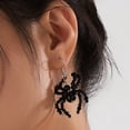 thumbnail image 4 of Collier Araignée Gothique Vintage Pendentif Araignée Halloween Style Punk Bijou Animal Reptile, 4 of 5
