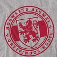 thumbnail image 2 of Harry Potter Gryffindor House Badge Kids T Shirt for Youth Boys and Girls, Athletic Heather, X-Small, 2 of 3