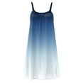 thumbnail image 4 of Werulen Gradient Ombre Sundresses for Women, Loose Flowy Women's Summer Midi Dresses Sleeveless Round Neck ​Boho Sun Dresses, 4 of 4