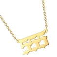 thumbnail image 1 of Sonducket Number Pendant Charm Necklace Golden Women Christmas Gift Long Women Friend Stainless Chain Choker Ladies Steel Chains Neck Ropa, zapatos y accesorios Miscelánea No.2, 1 of 6