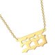 thumbnail image 1 of Sonducket Number Pendant Charm Necklace Golden Women Christmas Gift Long Women Friend Stainless Chain Choker Ladies Steel Chains Neck Ropa, zapatos y accesorios Miscelánea No.2 Sonducket AP007130-02, 1 of 6