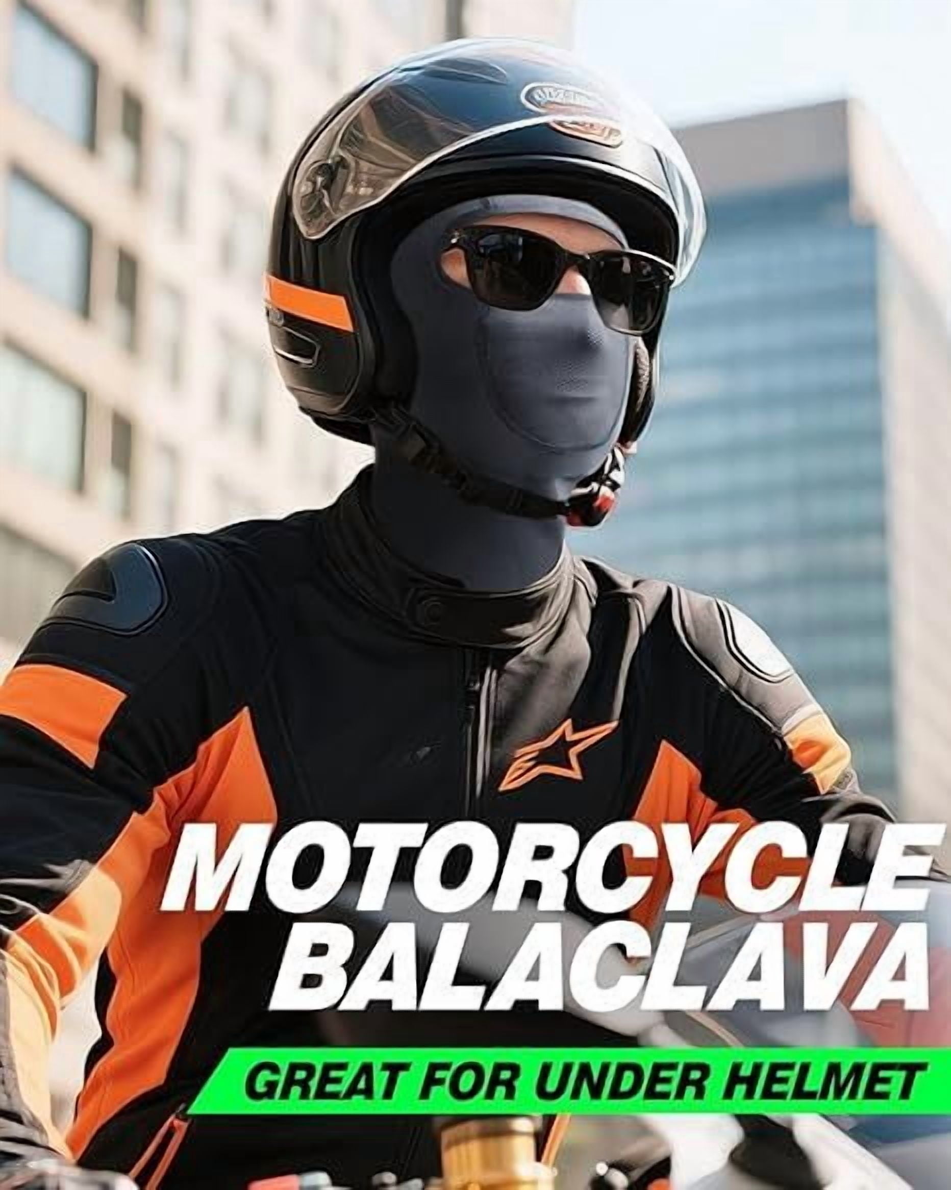 Cooling Breathable Balaclava Face Mask for Men Women Summer Full Head Cover Sun UV Protection for Motorcycle Work Ski