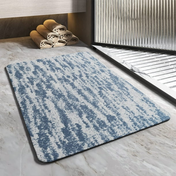 SIXHOME Bathroom Rugs Non Slip Quick Absorbent Terrycloth Microfiber