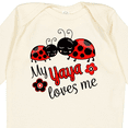 thumbnail image 4 of Inktastic My Yaya Loves Me with Cute Ladybugs Boys or Girls Long Sleeve Baby Bodysuit, 4 of 5