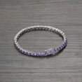 thumbnail image 6 of 4.0mm Round Cut Lab-Created Amethyst Prong-Setting Tennis Bracelet in 925 Sterling Silver – Elegant Jewelry for Women, 6 of 6