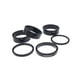 thumbnail image 5 of Wosthever CANSUCC Paquete de 6 bicicletas de montaña de aleación Arandela de auriculares Portátil Profesional Ciclos al aire libre Espaciador Negro 2Conjunto, 5 of 6