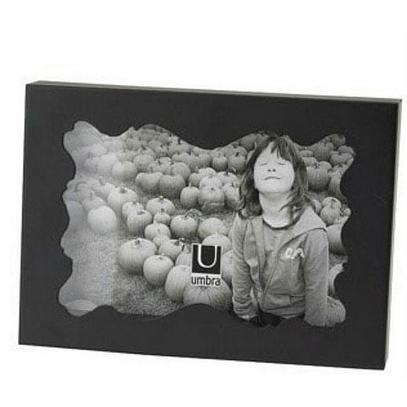 Ebony black VIGNETTE 4x6 picture frame by Umbra - 4x6