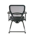 thumbnail image 5 of AirGrid Seat and Back Deluxe Visitors Guest Chair in Black Fabric, 5 of 5