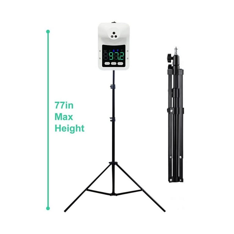 Wall-Mounted Body Thermometer with Bluetooth iOS App & Tripod Holder