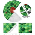 thumbnail image 5 of SKYSONIC St. Patricks Christmas Tree Skirt Home Decoration Large Round Christmas Tree Skirt for Holiday Party Home Christmas Day Ornaments 47.2 Inch, 5 of 6