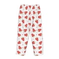 thumbnail image 5 of Goofa Hand Drawn Strawberry Printed Soft Pajama Pants for Women, Wide Leg Comfy Casual Lounge Yoga Pants-X-Large, 5 of 9