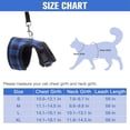 thumbnail image 2 of PUPTECK Adjustable Cat Harness with Leash, Checkered Frills Soft Mesh cat Vest Harness Puppy Padded Pet Harnesses for Small Medium Large Cats, 2 of 8