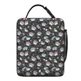 thumbnail image 5 of Police and Black Car Black Pattern Insulated Lunch Bag for Men Women,Waterproof Lunch Box for Work,Picnic or Travel,Thermal Insulation,10.63x9.06x3.54 Inches, 5 of 5