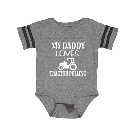

Inktastic Tractor Pulling Dad Gift Baby Boy or Baby Girl Bodysuit