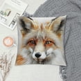thumbnail image 2 of Orinice Fox Graphic Decorative Pillow Cover for Home Couch Living Room Bed Sofa Square 1PC 18x18in, 2 of 5