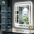 thumbnail image 2 of YEELAIT 36x32 Inch LED Bathroom Mirror with Lights Front and Backlit Lighted Vanity Mirror for Bathroom Wall with 3 Colors Dimmable Anti-Fog Memory Shatter-Proof IP54 Waterproof Horizontal/Vertical, 2 of 6