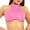 Hot Pink, variant on Women's Glossy PVC Leather Halter Neck Sleeveless O Neck Vest Crop Top Streetwear Tops Black L